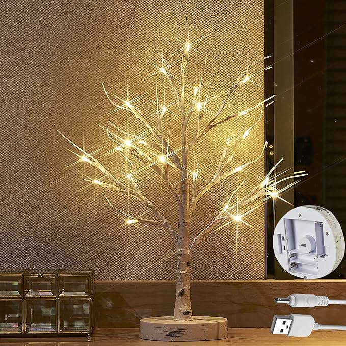 LITBLOOM Lighted Birch Tree by LITBLOOM