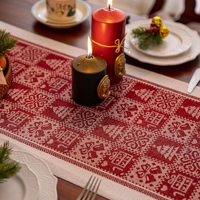 Table Runners 107 Inches, Christmas Tree Table Runner - Image 5