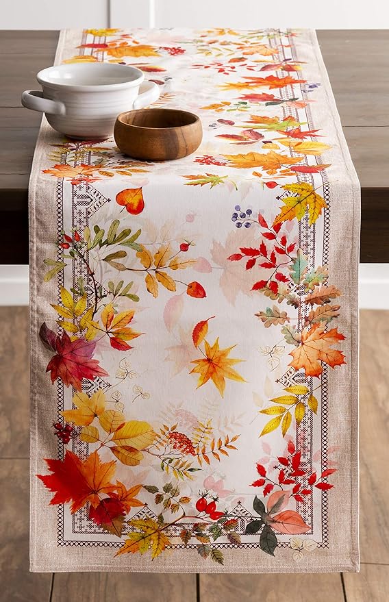 Maison d' Hermine Table Runner 100% Cotton Double Layer Table Runners 108 - Image 9