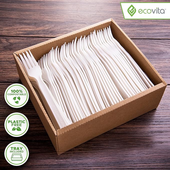 100% Compostable Forks - Image 2