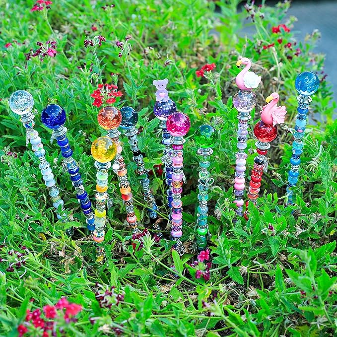 AIPRIDY 238 Pcs DIY Fairy Wand Garden Stakes Kit, Stainless Steel Stakes - Image 2