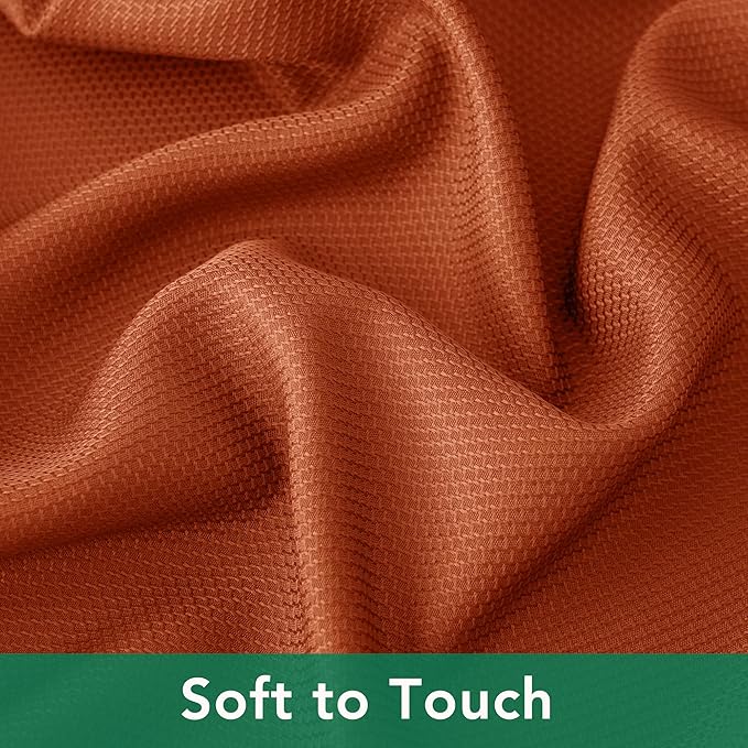 Biscaynebay 2 Pack Fall Tablecloth Textured Fabric 60x108 Inch Rectangular - Image 4