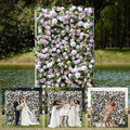 Artificial Luxury‌ Flower Wall Panels, Gorgeous 3D Silk Floral Backdrop by COCOFLOWERWALL
