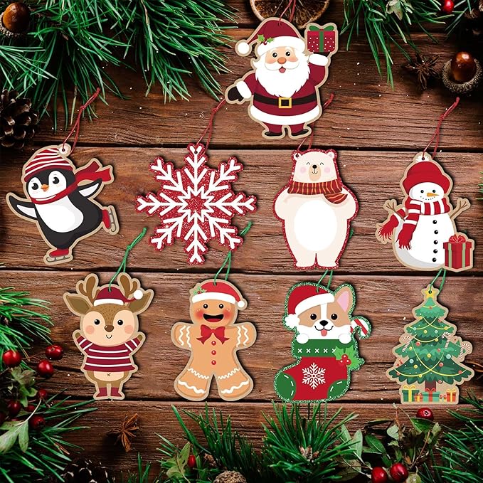 Glitter Printed Xmas Gift Labels - Image 6