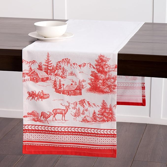 Maison d' Hermine Table Runner 100% Cotton Single Layer Table Runners 72 inches - Image 9
