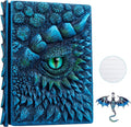 3D Dragon Eye Embossed Journal, Resin Engraving Notebook, Dnd notebook by LZlightactor