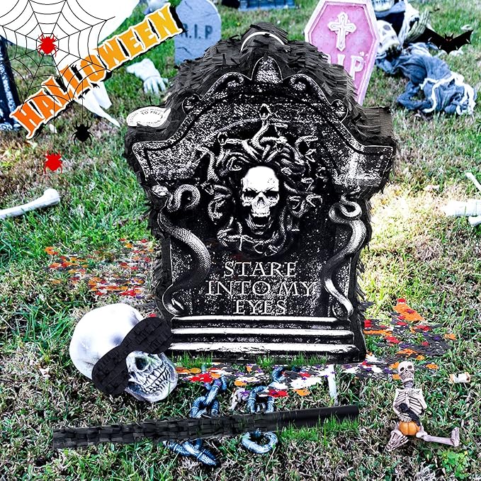 Halloween Tombstone Piñata Halloween Confetti Spooky Ghost Piñata - Image 5