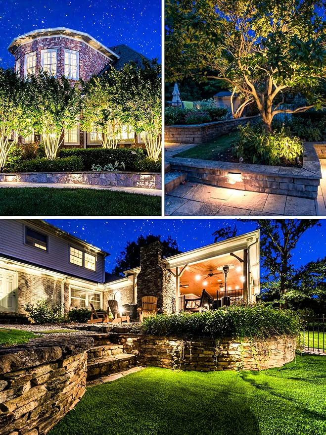 5W Retaining Wall Lights 7 inch LED Hardscape Lighting Low Voltage Landscape - Image 5
