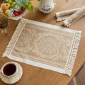 Placemats Set of 4, Waterproof Placemat by UWWGKK