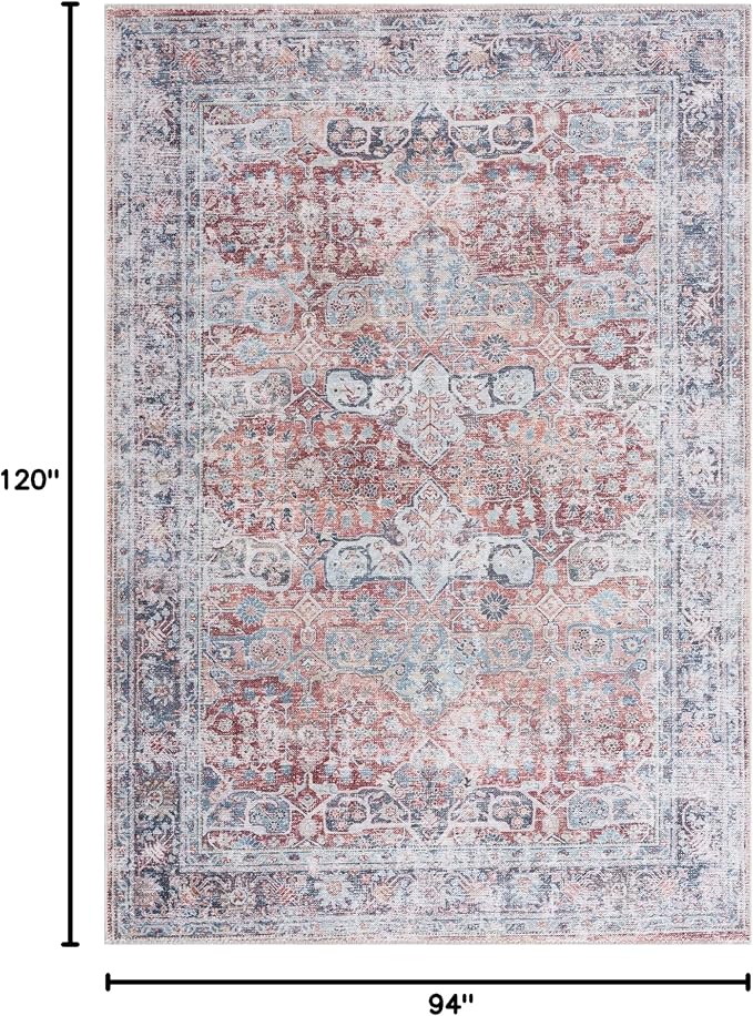 Bloom Rugs Caria Washable Non-Slip 8x10 Rug - Image 3