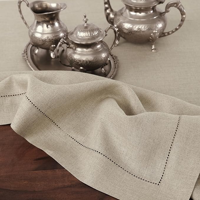 Solino Home Linen Natural Table Runner 120 Inches Long - Image 8