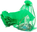 TheDisplayGuys 100-Pack 6x8 Light Green Sheer Organza Gift Bags by TheDisplayGuys