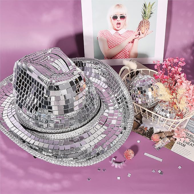 PP OPOUNT 7080 PCS Disco Ball Tiles, 5 x 5 mm Self-Adhesive Mini Mirror Tiles - Image 2