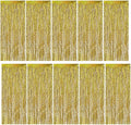 Gold Backdrop Birthday Decorations Foil Curtain Backdrop Gold Streamers Dance by BOMSI