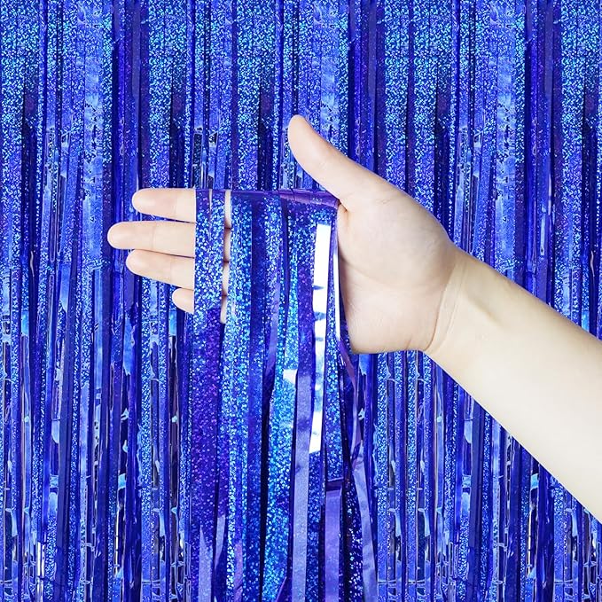 QRabbit 4 Pack Backdrop Curtains, Party Streamers - Image 3