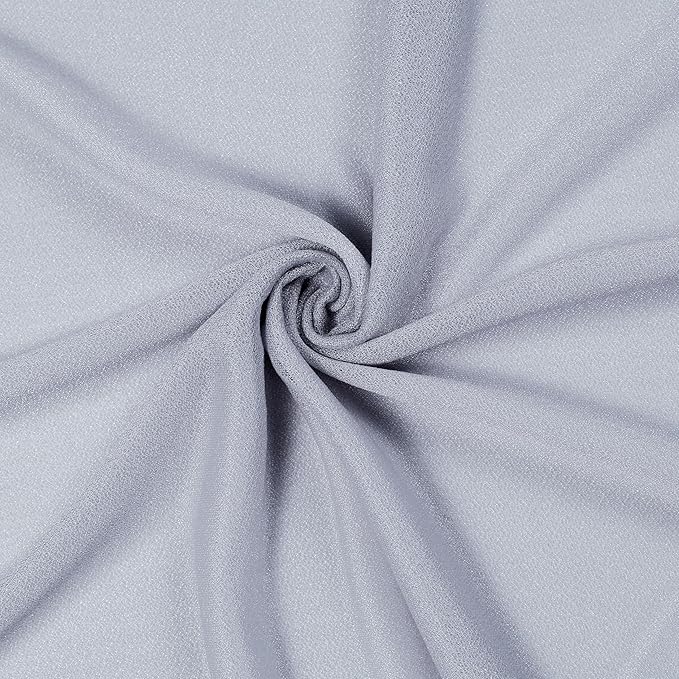 VDS Pack of 2 Panel Wedding Arch Draping Fabric Sheer Chiffon Fabric Drapery - Image 6