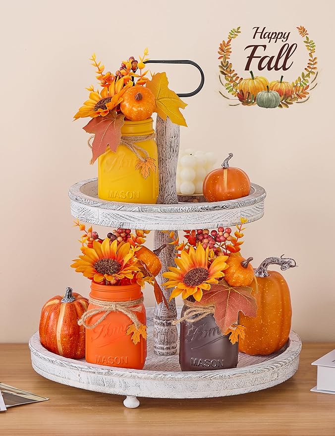 Mason Jar Fall Thanksgiving Centerpieces - Image 6