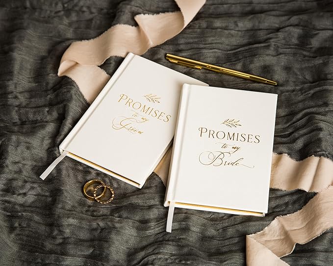 Promises To My Groom & Bride Wedding Vow Books - Image 5