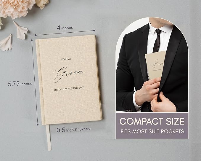 For my Groom/Bride Hard Cover Vow Books - Image 5
