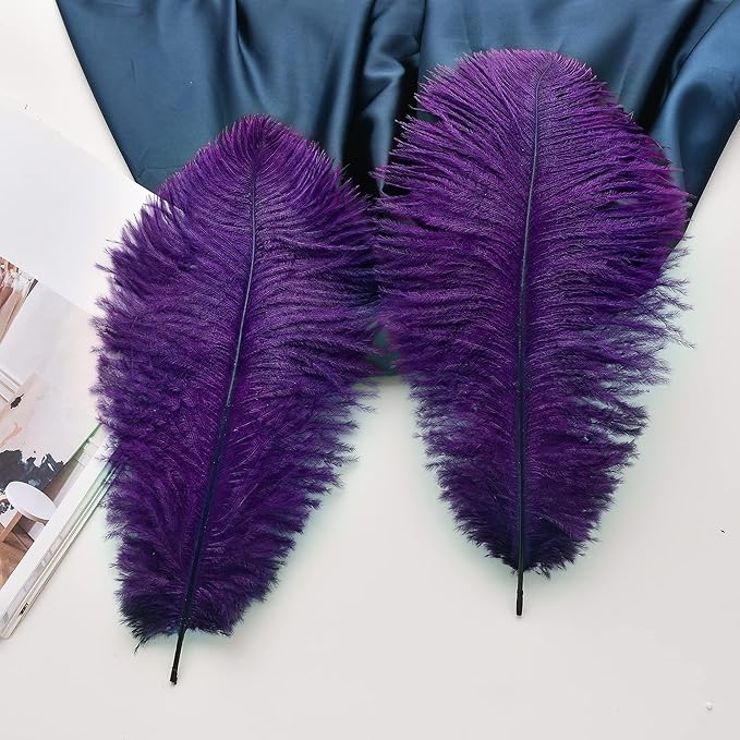 Ballinger Purple Ostrich Feathers Bulk - Image 4