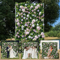 Artificial Luxury‌ Flower Wall Panels, Gorgeous 3D Silk Floral Backdrop by COCOFLOWERWALL