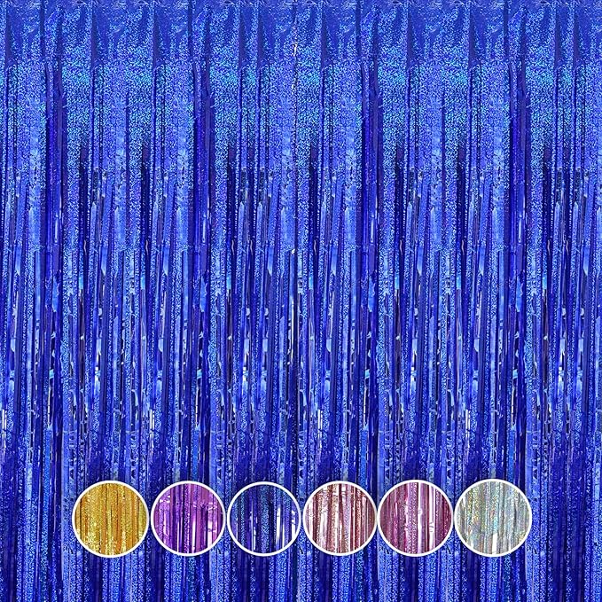 QRabbit 4 Pack Backdrop Curtains, Party Streamers by QRabbit