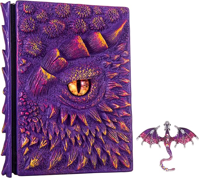 3D Dragon Eye Embossed Journal, Resin Engraving Notebook, Dnd notebook by LZlightactor
