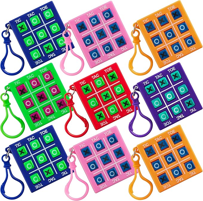 Mini Tic Tac Toe Keychain Games by Bedwina