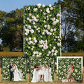 Artificial Luxury‌ Flower Wall Panels, Gorgeous 3D Silk Floral Backdrop by COCOFLOWERWALL