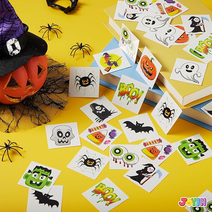 JOYIN 144 PCS Halloween Temporary Tattoos - Image 5