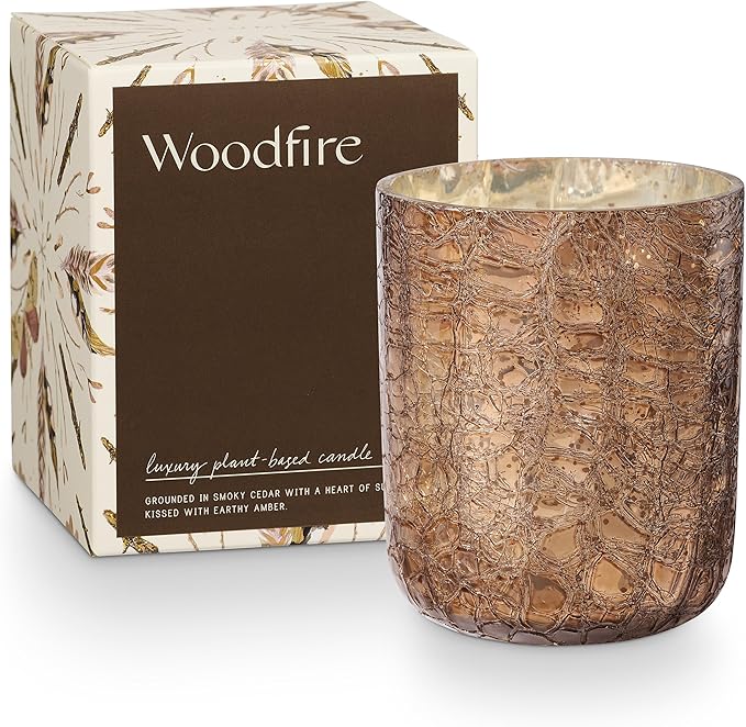ILLUME Small Boxed Crackle Glass Candle - Image 4
