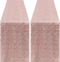 2 Packs 12 x 72 inches Sequin Table Runner, Rose Gold Glitter Table Runner by Unknown