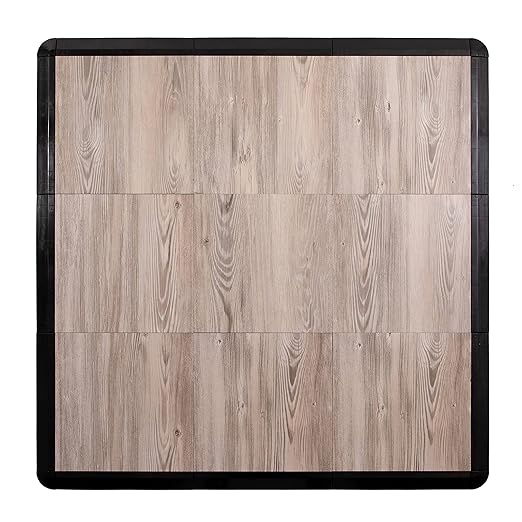 IncStores 3/8 Inch Thick Practice Dance Floor Tiles | Printed Plastic Dance - Image 8