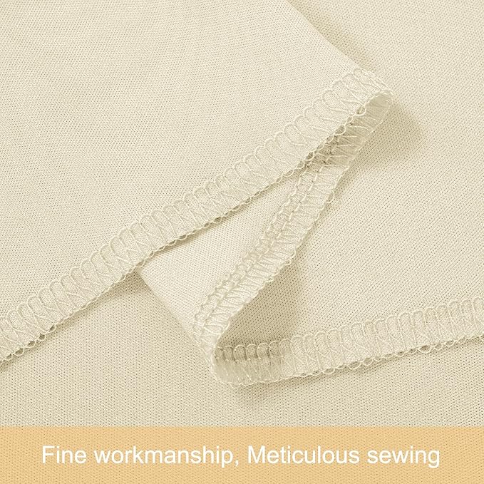 40ft x 12ft Beige Backdrop Curtains Wrinkle Free Backdrop Curtain - Image 8