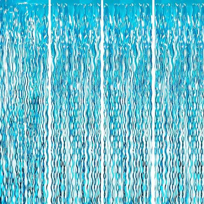 Goer Metallic Tinsel Foil Fringe Curtains by GOER