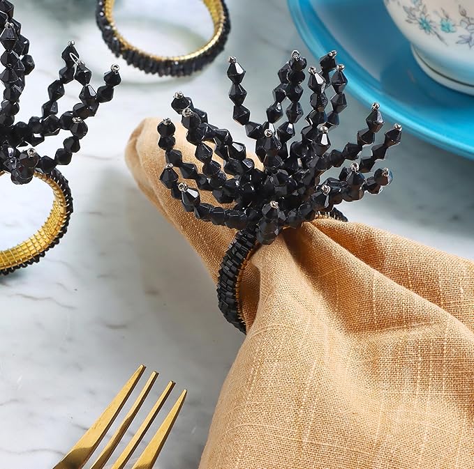 12-Pcs Decorative Napkin Rings - Image 2