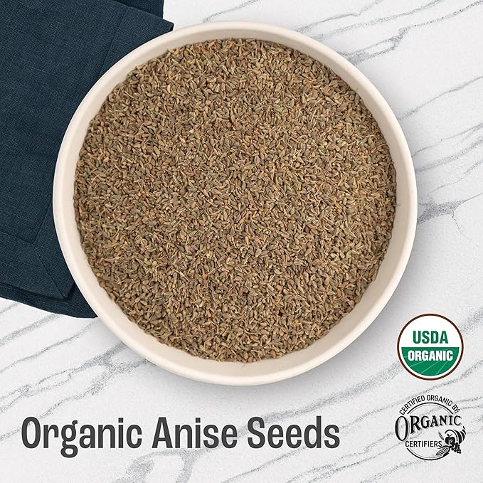 J Mac Botanicals Organic Anise Seeds Certified USDA Organic. Whole aniseed - Image 2