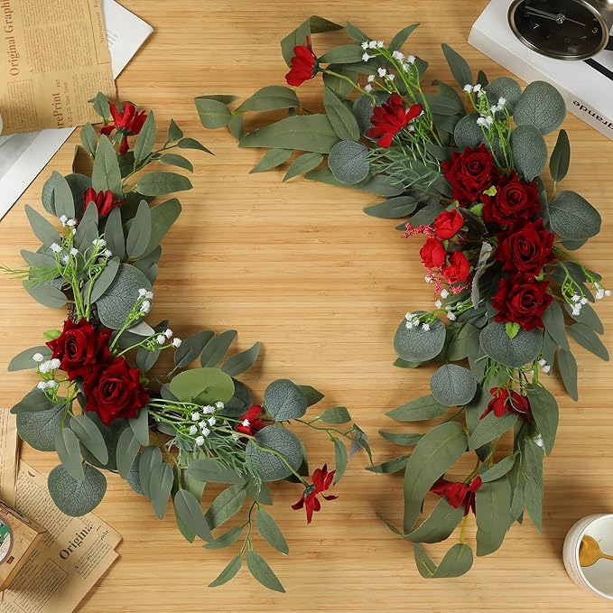 H&W 2pcs Artificial Wedding Arch Flowers - Image 5