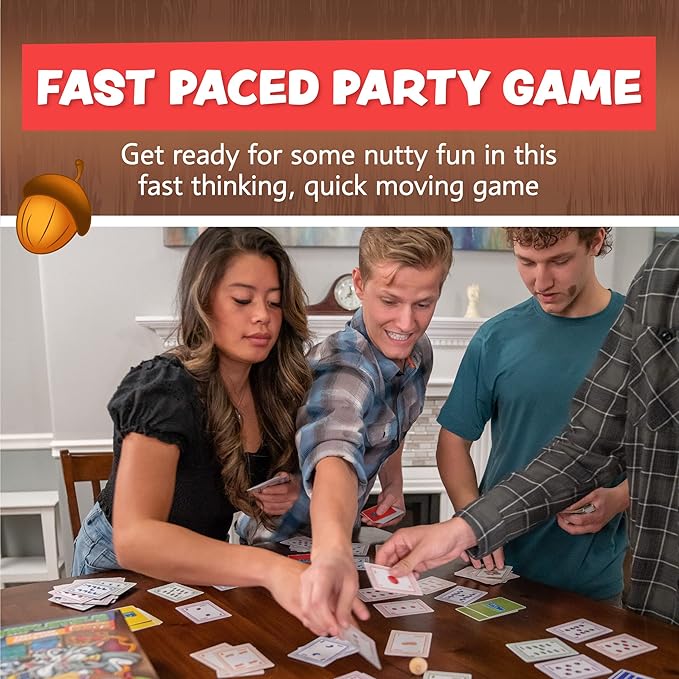 Squirrel Products Completely Nuts Fast Paced Party Game, Card Game - Image 3
