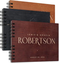 Personalized Wood Wedding Guest Book by Follow
