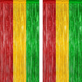 2 Pack Black History Month Decorations, 3.28 FT x 7.05 FT Backdrop Curtains by ZATAYE