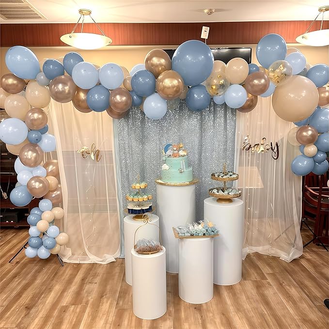Dusty Blue Balloon Set - Image 6
