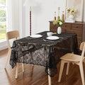 LinenZone Black Rectangle Tablecloth by LinenZone