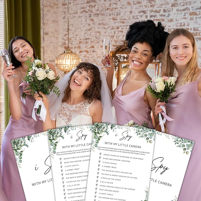 Eucalyptus Bridal Shower Game Cards - Image 4