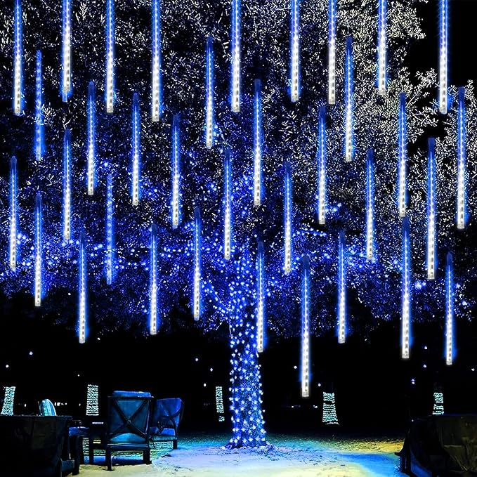 Dazzle Bright 288 LED Christmas Light, 11.8 Inch Meteor Shower Rain Lights by DazzleBright