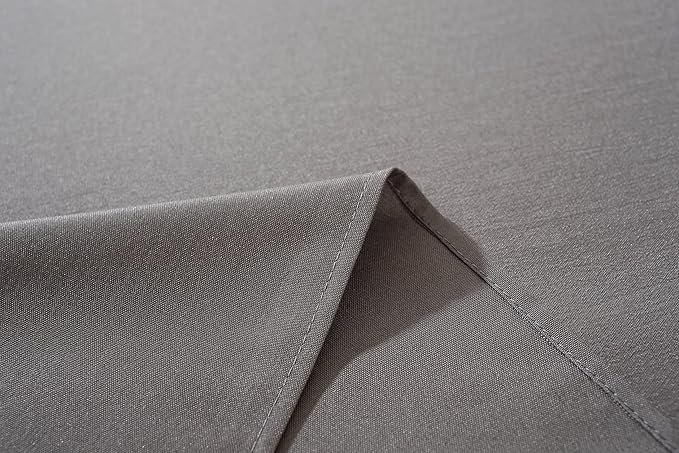 Craft And Party Rectangle Tablecloth, 60 x 126 Inch Charcoal, 8ft Washable - Image 5