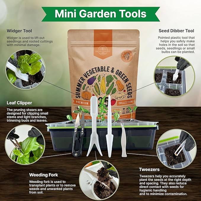 Organo Republic 25 Summer Vegetable Garden Seed Variety Pack - Image 5