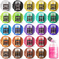 Aheroi Edible Glitter, 24 Colors Luster Dust Edible, Cocktail Glitter Luster by Aheroi