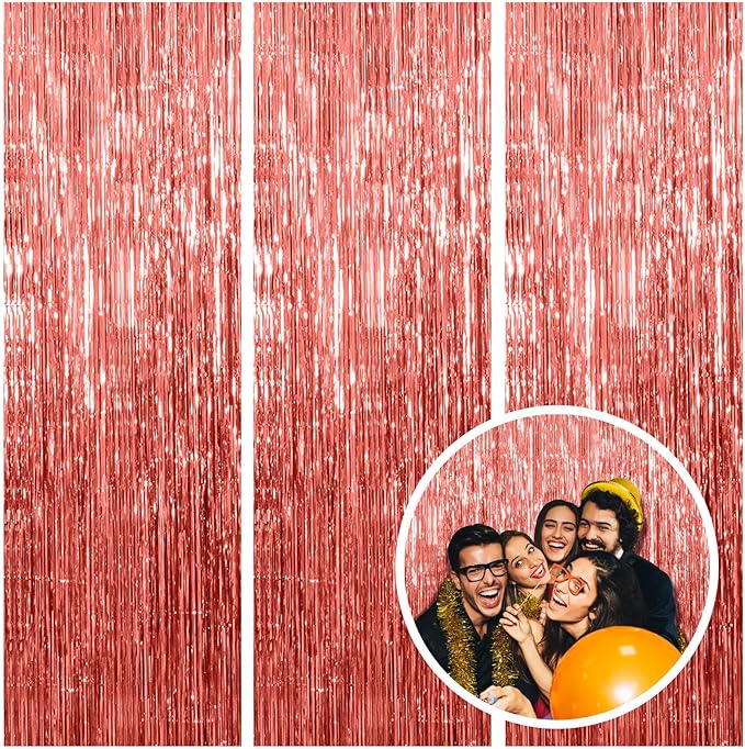 Rose Gold Party Decor 3 Pack by AMONE