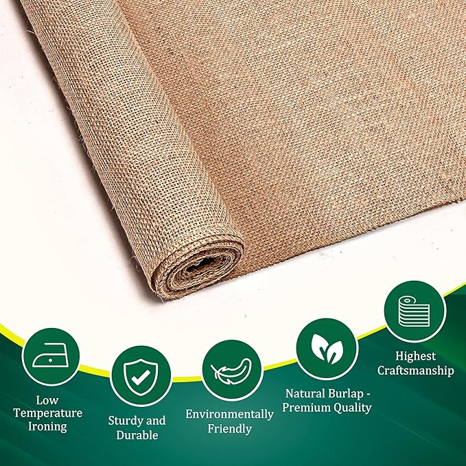 Burlap Table Runners – 12”x 108” - Image 3